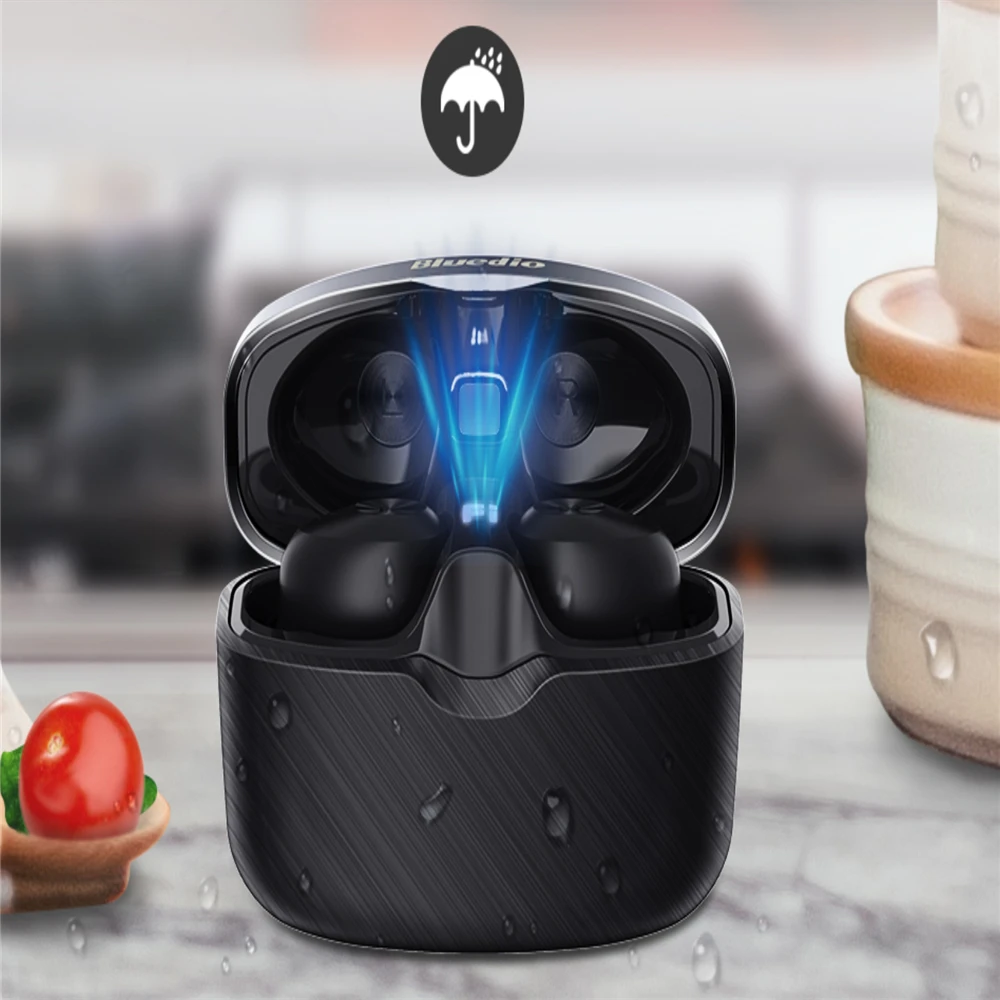Bluedio Fi auriculares TWS с Bluetooth устройство для подключения непроницаемое APTX HIFI микрофоном