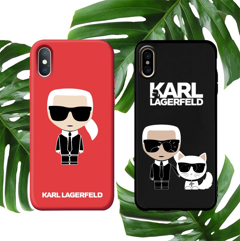

Karl Lagerfeld Soft Phone Case For Iphone 11 Pro X Xs Xr Max 8 7 6 6s Plus Silicone Cover Matte Trend Designer Coque Fundas
