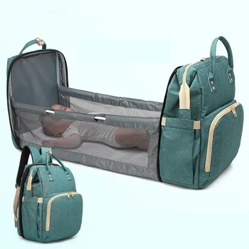 

Diaper Bags Moms Backpack Multifunctional Baby Bed Bags Maternity Nursing Handbag Stroller Bag Nappy Large Capacity Mummy Bags
