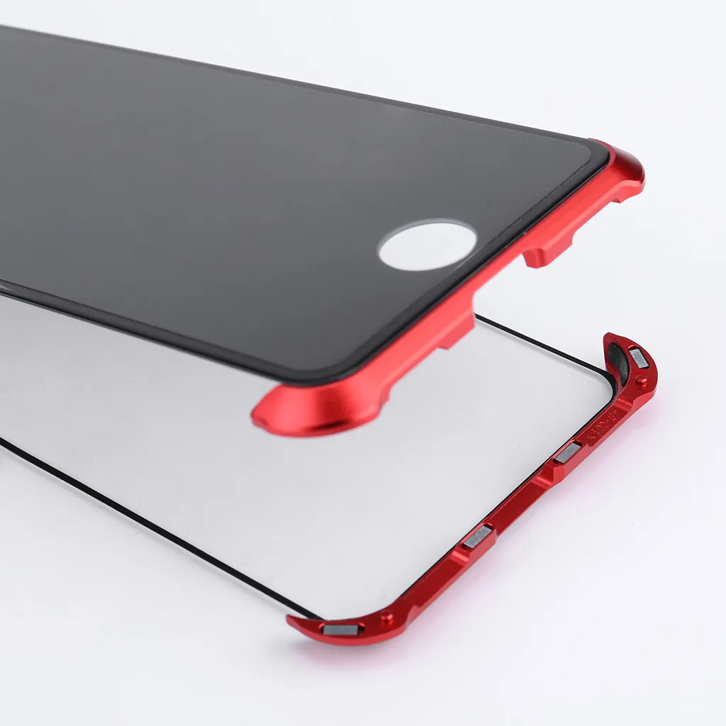 Для iPhone 7/8 4.7in чехол защищающий от подсматривания Магнитная Адсорбция металлический бампер Стекло чехол для iPhone 7/8 4.7in FW3