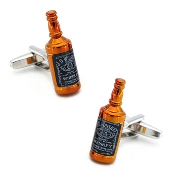 

Fashion Trend Cufflinks Whiskey and Champagne Bottle Shape Cufflinks High-end French Shirt Cufflinks Men Men's Gifts Boss Gifts