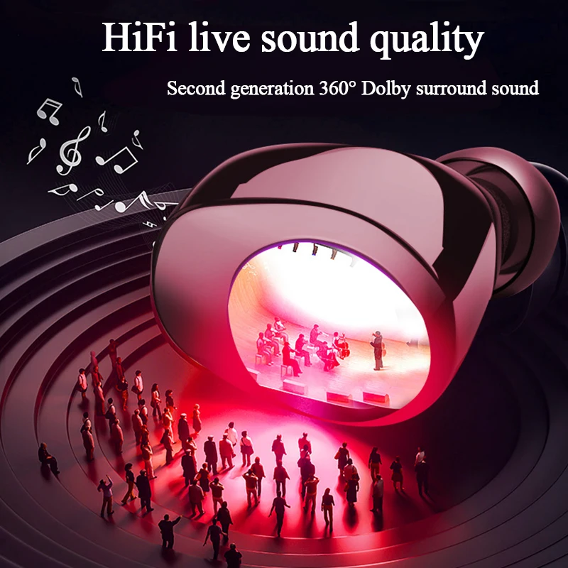 DJ Bluetooth 5.0 Earphones In-Ear Sports Earbuds waterproof smart headset Wireless fone de ouvido Earphones t10 with Microphone