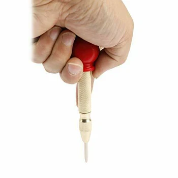 

Accessory Golden center punch 4 Pcs Spring Automatic Punch Hole Impact