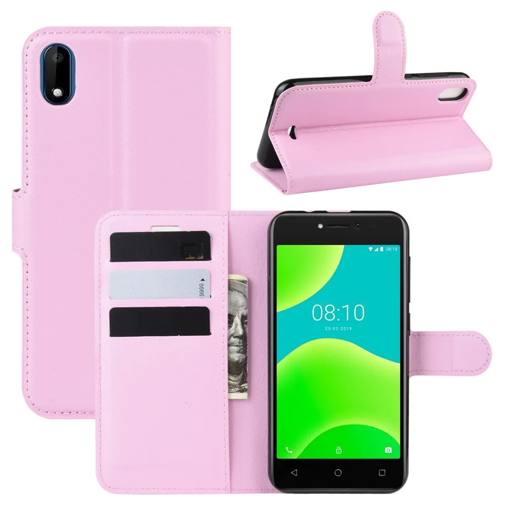 Чехол-Кошелек для Wiko Sunny 4, кожаный чехол для Wiko Y50 Y70, флип-чехол для телефона, задняя крышка из ТПУ, подставка с держателями карт, чехол