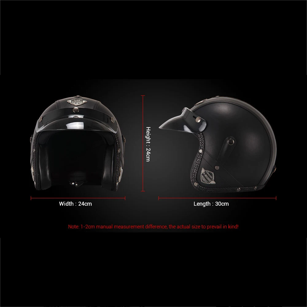 Casco Moto Full Face Helmet Removable Modular Dual Motorcycle Helmet Vintage Biker Motorbike Motocross Moto Helmet Men Women