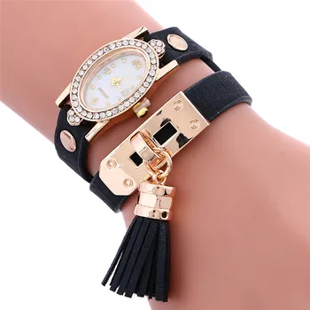 

NO.2 Simplicity Women Bracelet Watches Chimes Leather Bracelet Lady Womens Quartz Dress Wrist Watch Clock Relogio Feminino