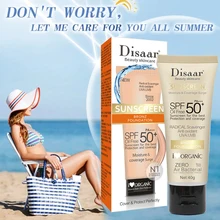 

Sunscreen SPF 50+ Prevent Sunburn UV Protection Whitening Moisturizing Waterproof Anti-Allergy Oil-Control Body Skin Care 40g