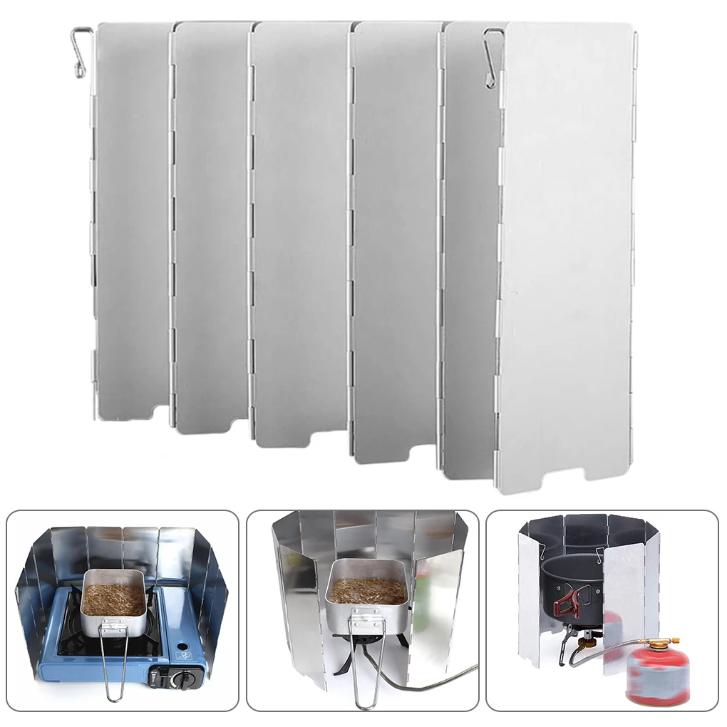 Aluminum Windshield Wind Protector Aluminum Stove Wind Protector 10
