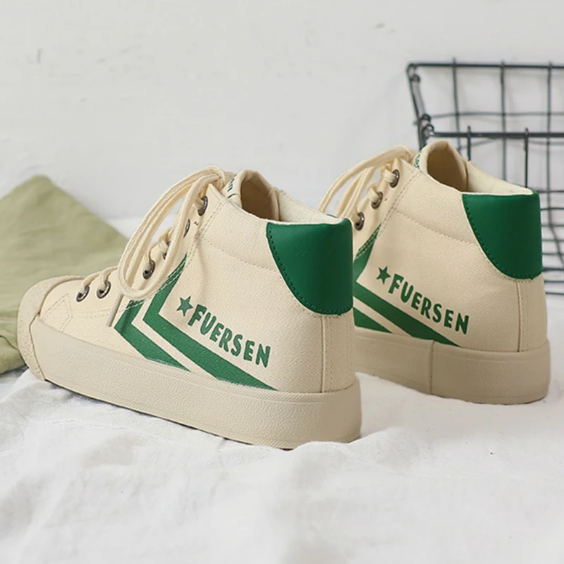 Высокая Женская парусиновая модная Вулканизированная обувь на платформе; повседневная женская обувь с принтом граффити; кроссовки для тенниса; Новинка года; ulzzang