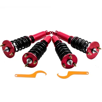 

Front Rear 4pcs Shock Absorber Strut Adj Height Coilover Suspension Lowering kits For Honda Accord 1990-1997 Acura CL 1997-1999