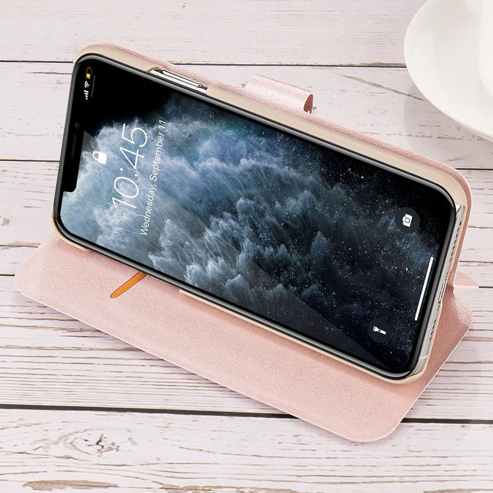 LLZ.COQUE Чехол бумажник с бриллиантами для Samsung S10 Plus S10E S8 S7 Edge Note 10 Блестящий