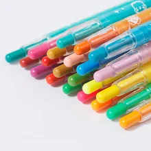 36 цветов масляная Пастельная Студенческая Граффити Мягкая Пастельная ручка для рисования школьные канцелярские товары для рукоделия Вращающийся набор цветных мелков