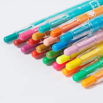 

36 Colors Oil Pastel Student Graffiti Soft Pastel Painting Drawing Pen School Stationery Art Supplies Rotating crayons Set