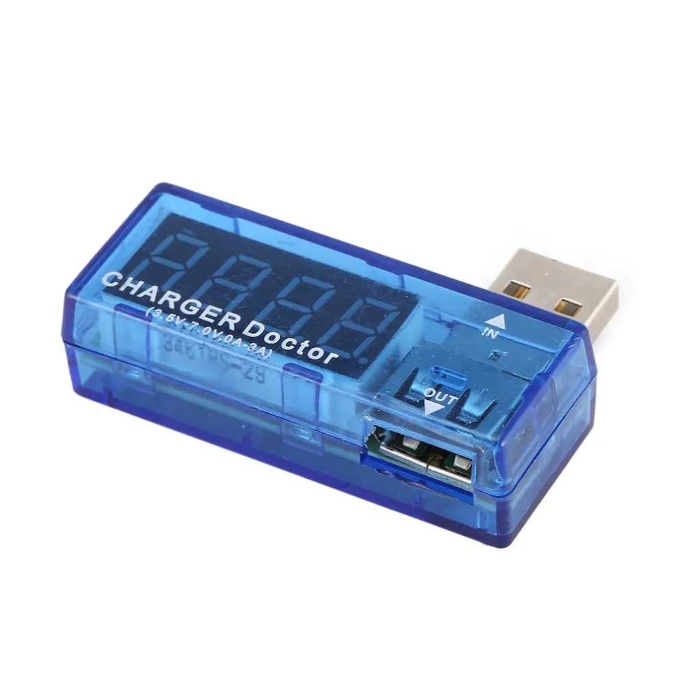 Usb тестер цифровой USB Ампер Вольтметр тестер напряжения тока детектор мобильный аккумулятор с ЖК-экраном