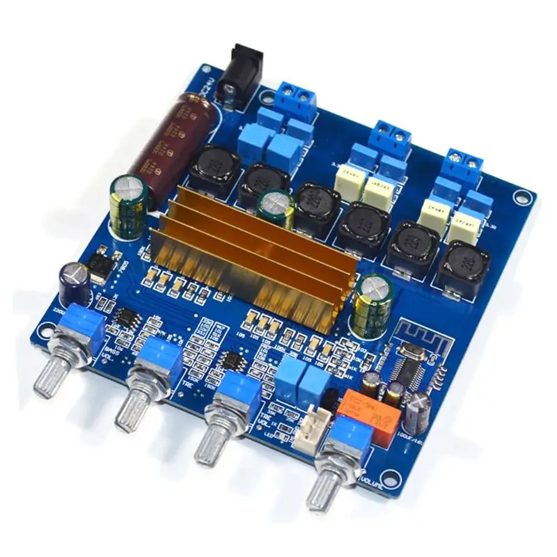 TPA3116 цифровой усилитель плата Bluetooth 4,2 высокой мощности 2,1 HIFI сабвуфер бас-модуль