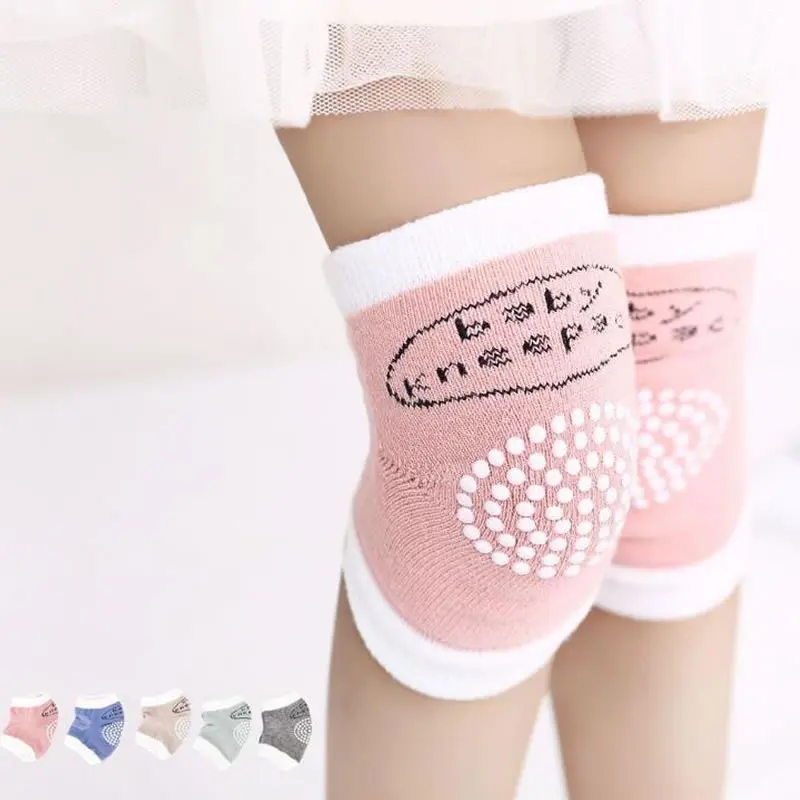 Cotton children 's knee pads the spring and autumn winter dispensing non-slip baby knee pads sports baby crawling