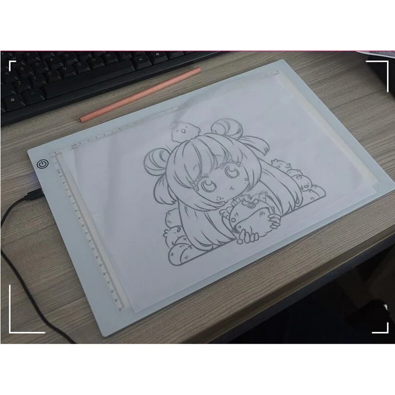 A4/5 Drawing Tablet Digital Graphics Pad USB LED Light Box Tracing Copy Board Electronic Art Diamond Painting tool Writing Table