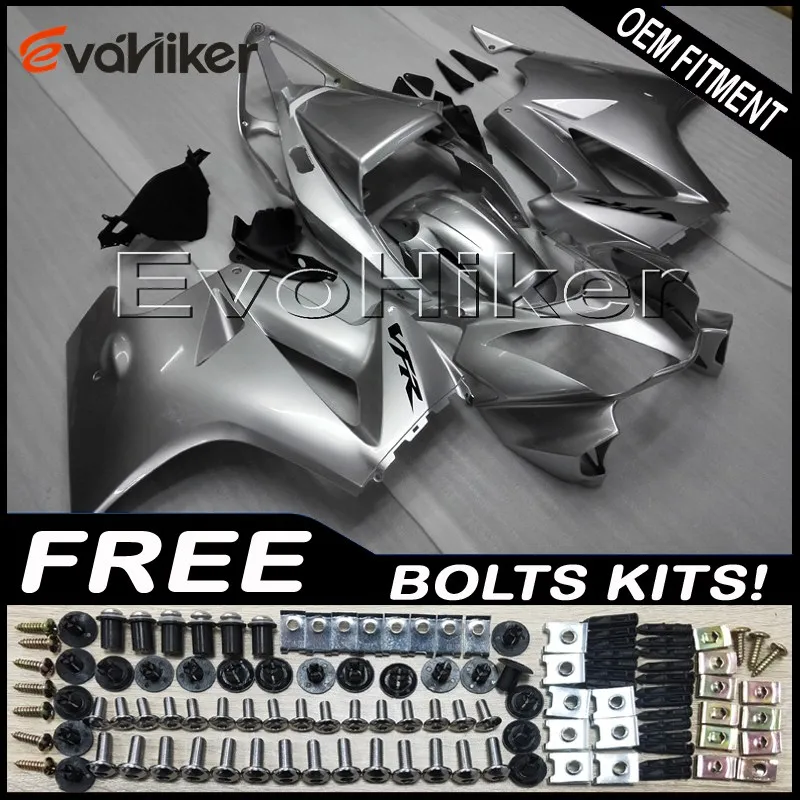F Заказной обтекатель для VFR800 2002-2012 ABS пластиковые мотоциклетные панели литья под давлением красный+ подарки - Цвет: F