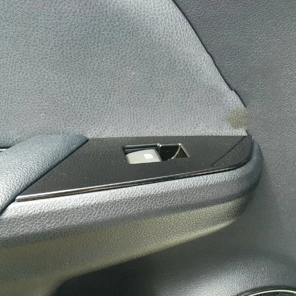 

Крышка переключателя для дверей и окон Toyota Prius 2016, 2017, 2018, черного цвета, аксессуары для панели RHD и LHD, 2 шт.