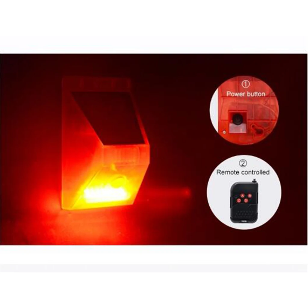 

Solar Power Alarm Wireless PIR Motion Sensor Garden Security Lamp Outdoor Light