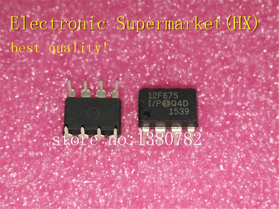 

Free Shipping 20pcs/lots PIC12F675-I/P PIC12F675 DIP-8 IC In stock!