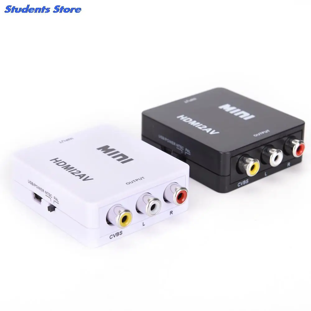 HDMI To RCA AV/CVBS Adapter HD 1080P Mini HDMI2AV Video Converter | Электроника