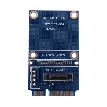 

Msata Mini Pci-E Sata Ssd Slot To 7 Pin Sata Hdd Convert Card Adapter