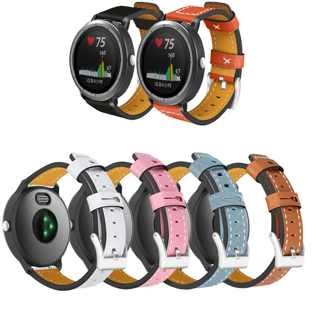 Ремешок для Garmin Vivoactive3 наручный браслет кожаный сменный ремешок для наручных часов спортивный браслет для Garmin Viviactive3 ремень