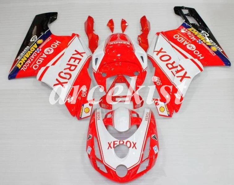 

New ABS Motorcycle Full Fairings kit fit for Ducati 749 999 2003 2004 03 04 749S 999S Body set Red white