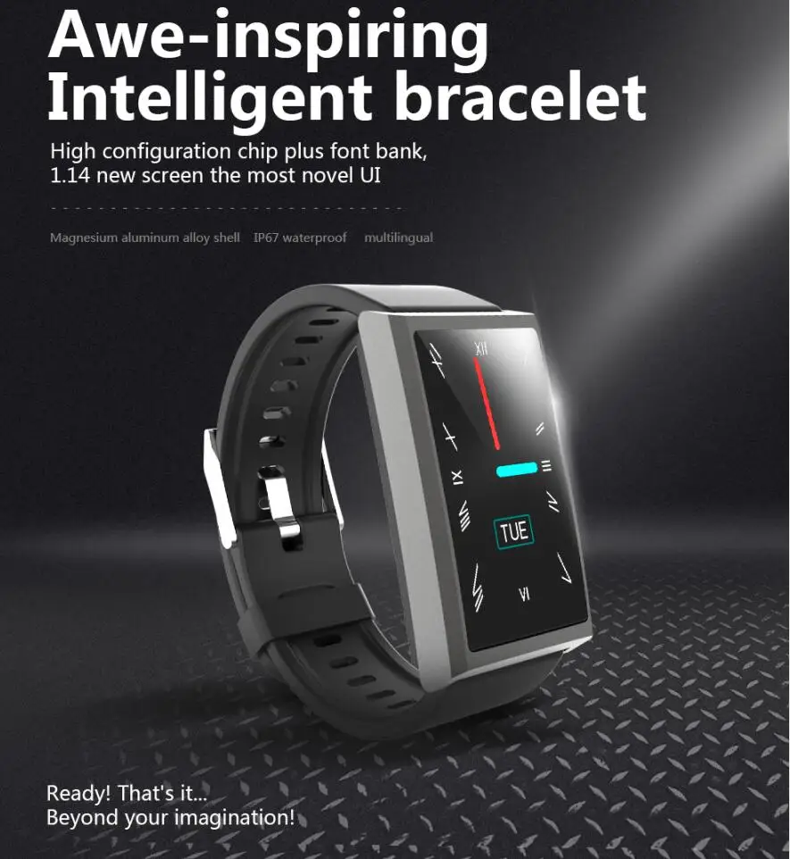 Браслет фитнес-Браслет Smartwatch монитор сердечного ритма во время сна трекер активности браслет для мужчин женщин смарт-браслет