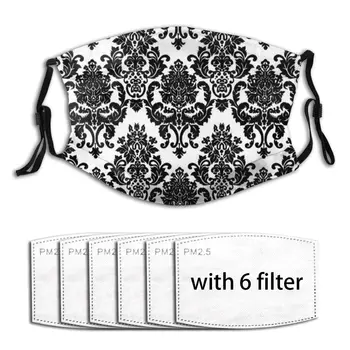 

Damask Floral Reusable Breathable Anti-Pollution 2020 Summer Face Masks PM2.5 Filter Protector Dust Haze Male