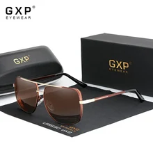 Gxp 2020 design novo gradiente lente polarizada óculos de sol visão noturna dos homens condução lunette de soleil