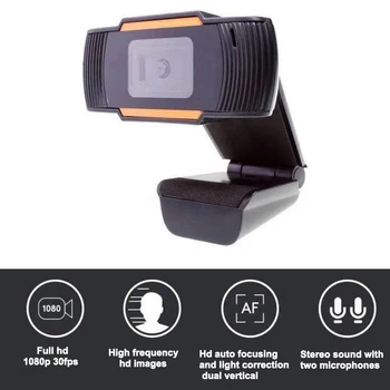 

720P USB2.0 Web Camera Wide Compatibility Auto Focus Computer Laptop Webcams Camera With Noise Reduction Microphone