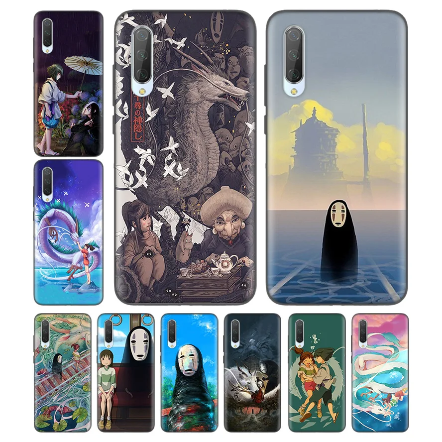 

Silicone Case For Xiaomi Redmi Note 7 7A 7S 6 6A 5 K20 Mi A1 A2 A3 8 9T CC9 CC9E Lite Pro F1 GO Cover Spirited Away Ghibli Miyaz