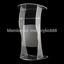 Деревянная мебель,, современный дизайн, дешевая прозрачная акриловая Трибуна, акриловая подставка