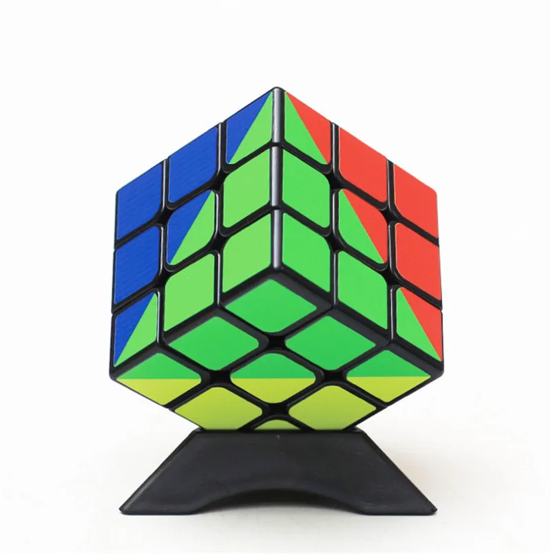 ZCube 3x3x3 цвета радуги изящные листья Скорость кубик 3х3х3, странные Sharp Волшебная головоломка, куб, Обучающие образовательные игрушки 4 цвета Cubo Magico