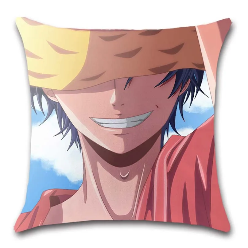 Мультяшная комичная обезьяна Luffy сокровище пиратов наволочка украшение стул домашние диванные подушки друг дети спальня подарок наволочка