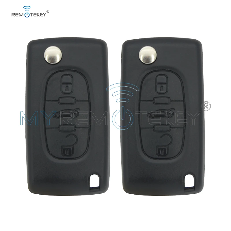 Пульт дистанционного управления Remtekey для Citroen C3 C4 C5 модель CE0536 2 шт. 3 кнопки 434 МГц