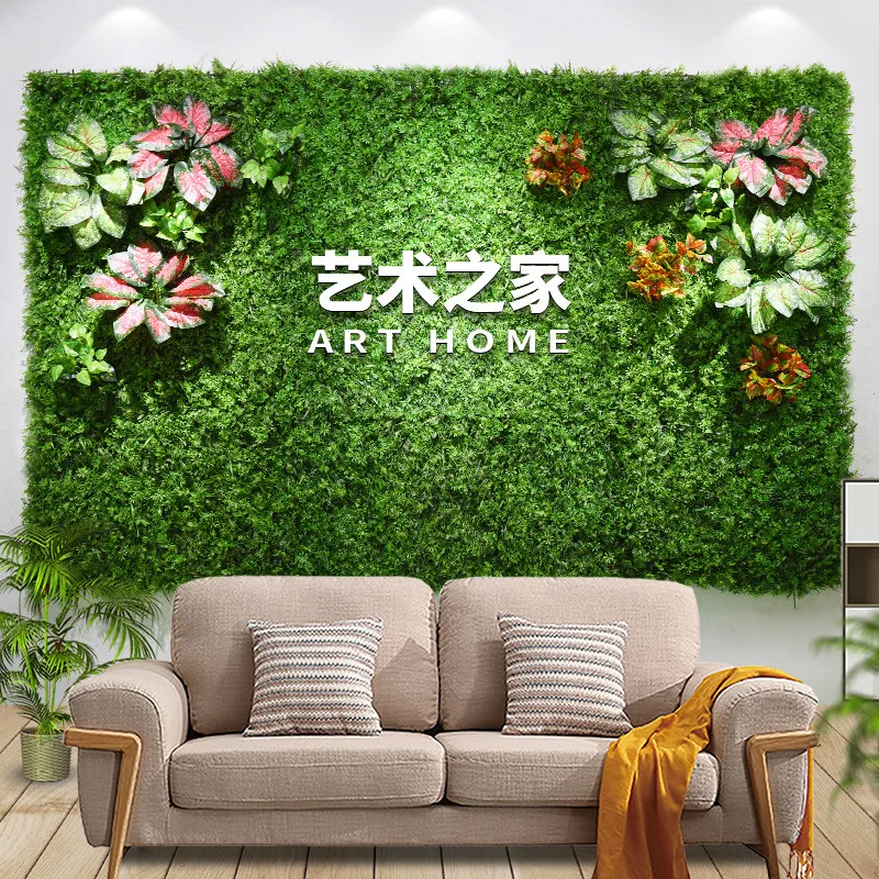 Искусственные цветы 40x60 см зеленое искусственное растение газон растение пейзаж стены дома сад украшение на стену искусственная пластиковая трава вечерние свадебные принадлежности