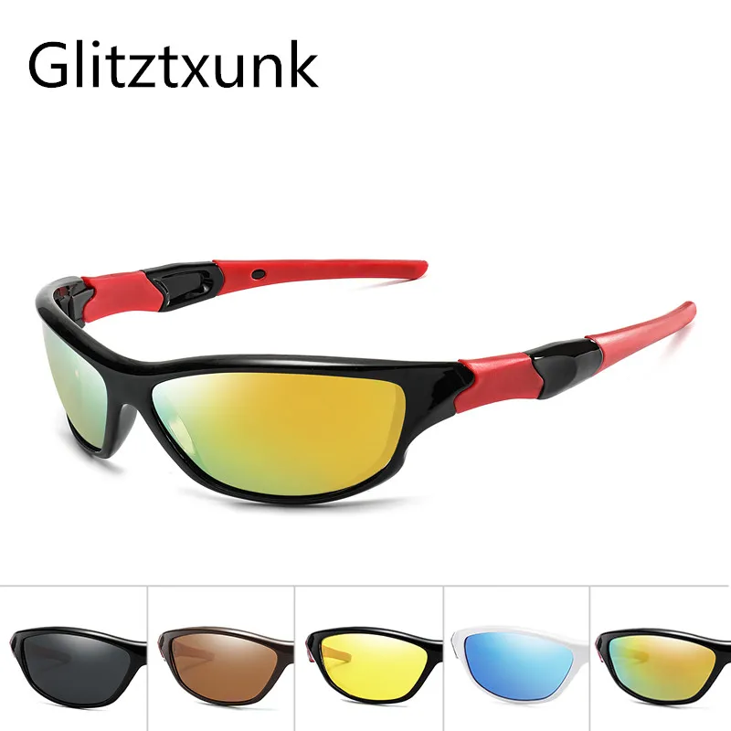 Мужские Винтажные поляризационные очки Glitztxunk солнцезащитные с квадратным