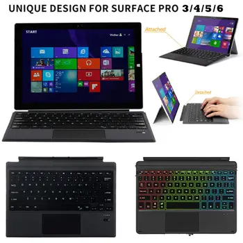 

For Microsoft Surface Pro 6/5/4/3 Bluetooth Wireless Keyboard 12 inch Ultrathin Wireless Tablet PC Keypad For IOS Android Tablet