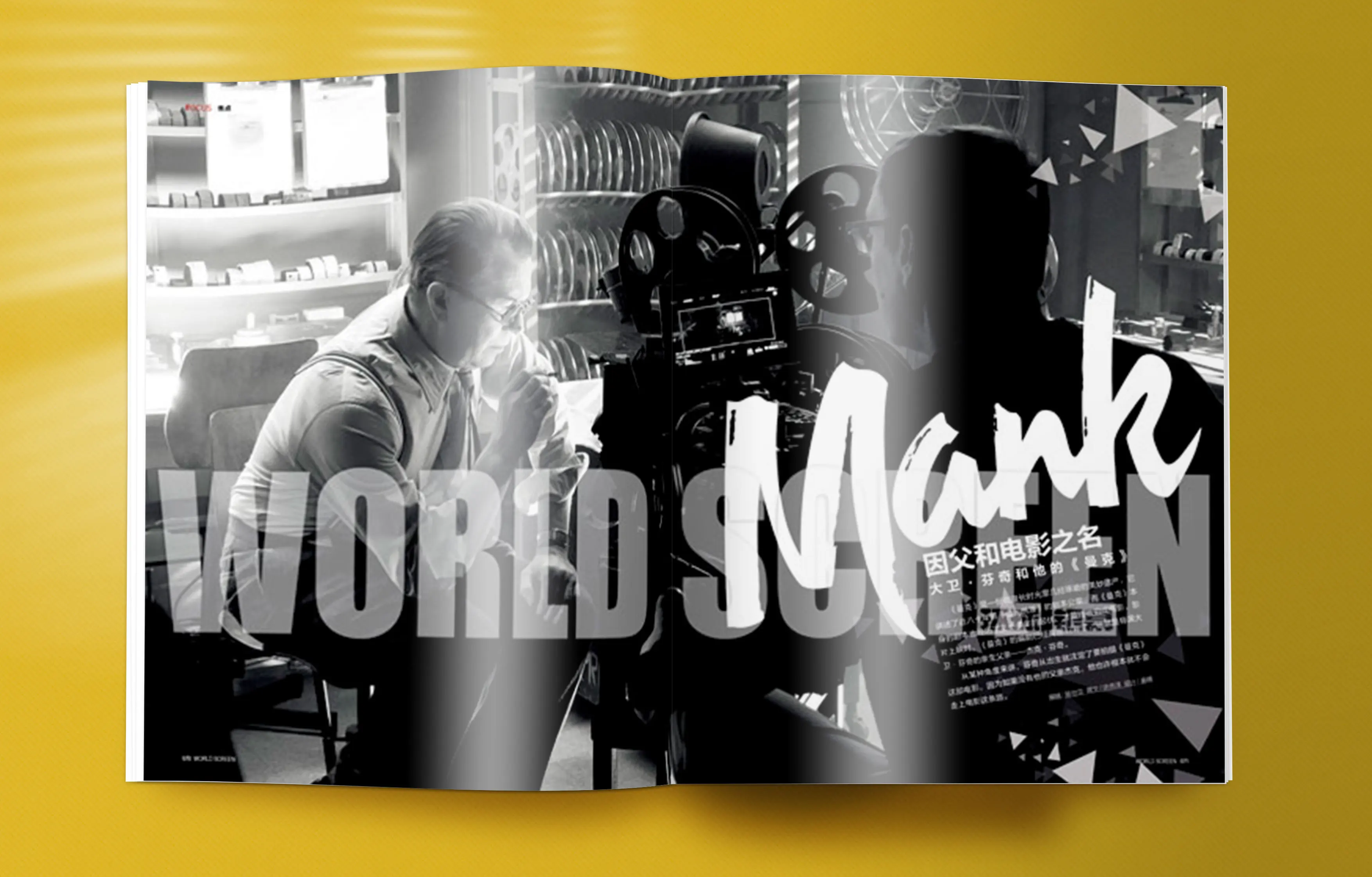 Random 1 Book World Screen Magazine Book China's first full-color film magazine Chinese Edition