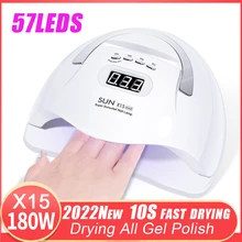 

LED UV Lamp For Nails 57LED Nail Drying Lamp For Manicure With Smart Sensor Nail Polish Dryer Cabin Manicure Machine