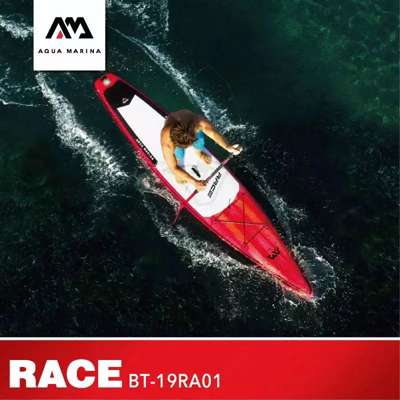 Доска для серфинга Aqua Marina race доска sup надувная водных видов спорта 381x66x15