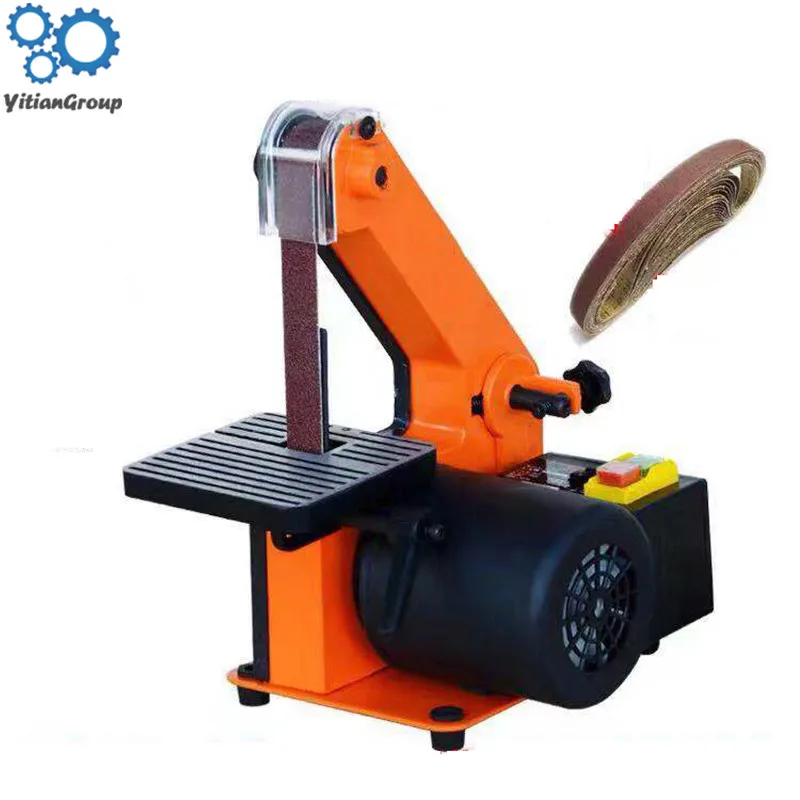 

762 Belt Machine 350W Copper Vertical Polishing Machine Woodworking Metal Grinding Machine Grinding Machine Chamfering Machine
