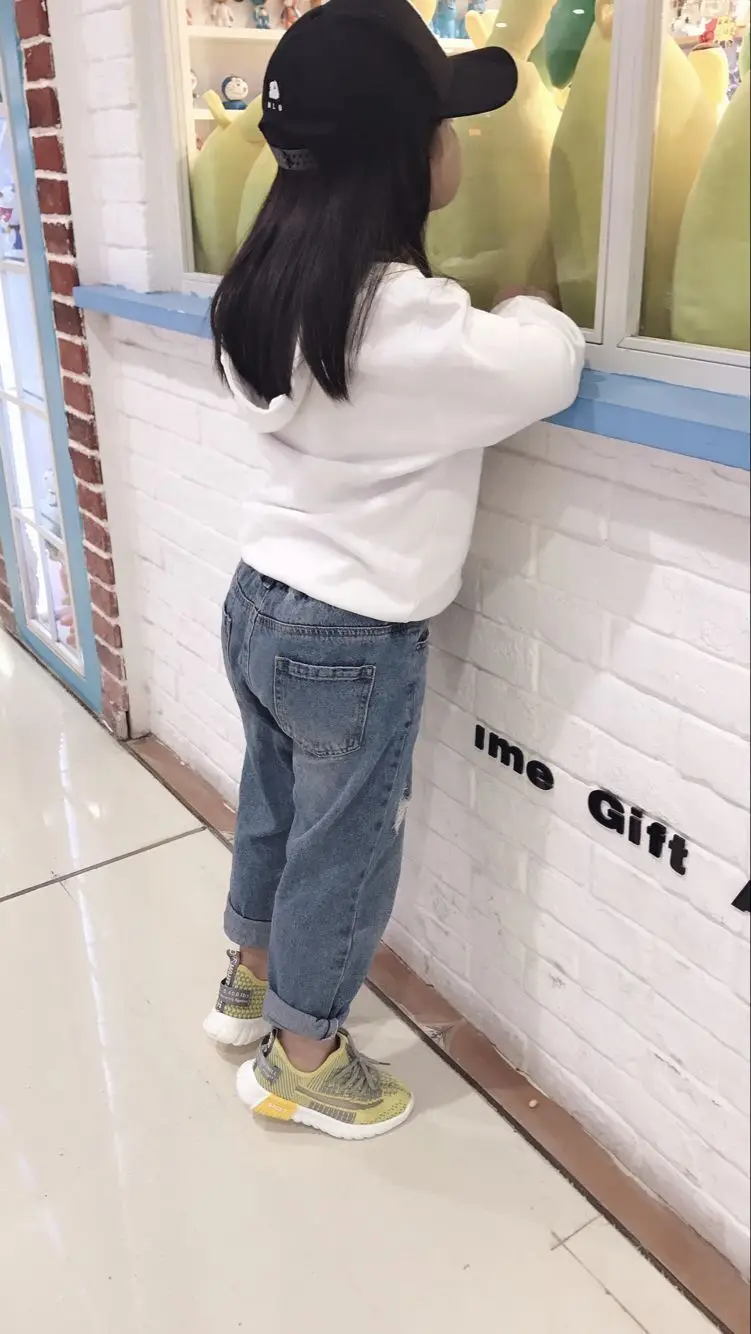 Children's sports running shoes boys girls Sneakers spring autumn mesh breathable wear shoes student casual single shoes