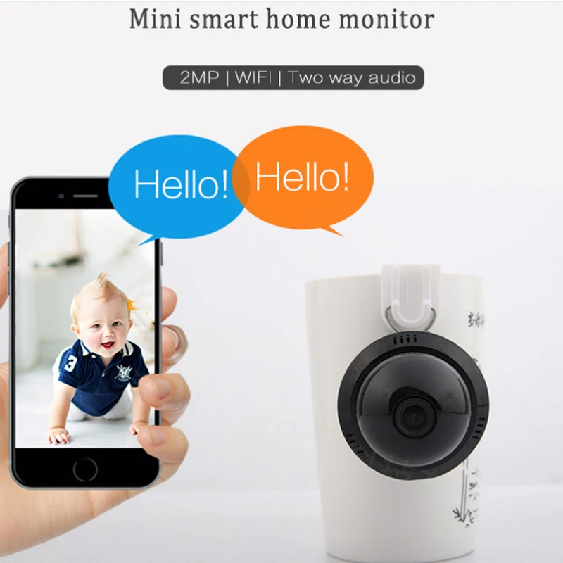 Умный беспроводной монитор камеры Wifi HD ночного видения рекордер камеры слежения SP99