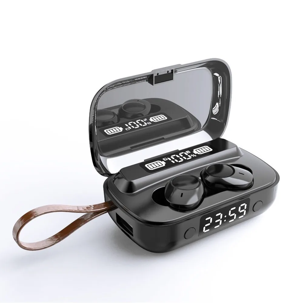 TWS A13 Wireless Bluetooth 5 1 Earphone Sports Waterproof Wireless Stereo Earbuds Music Touch Digital Display Earphone
