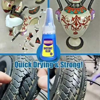 

401 Mighty Instant Glue Rapid Fix Fast Adhesive Stronger Super Glue Multi-Purpose Nail Art Handmade Wood Products 20g