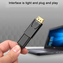 

HD Adapter DisplayPort to HDMI Compatible Adapter Adapter DisplayPort Male DP to Female HD TV Cable Adapter PC